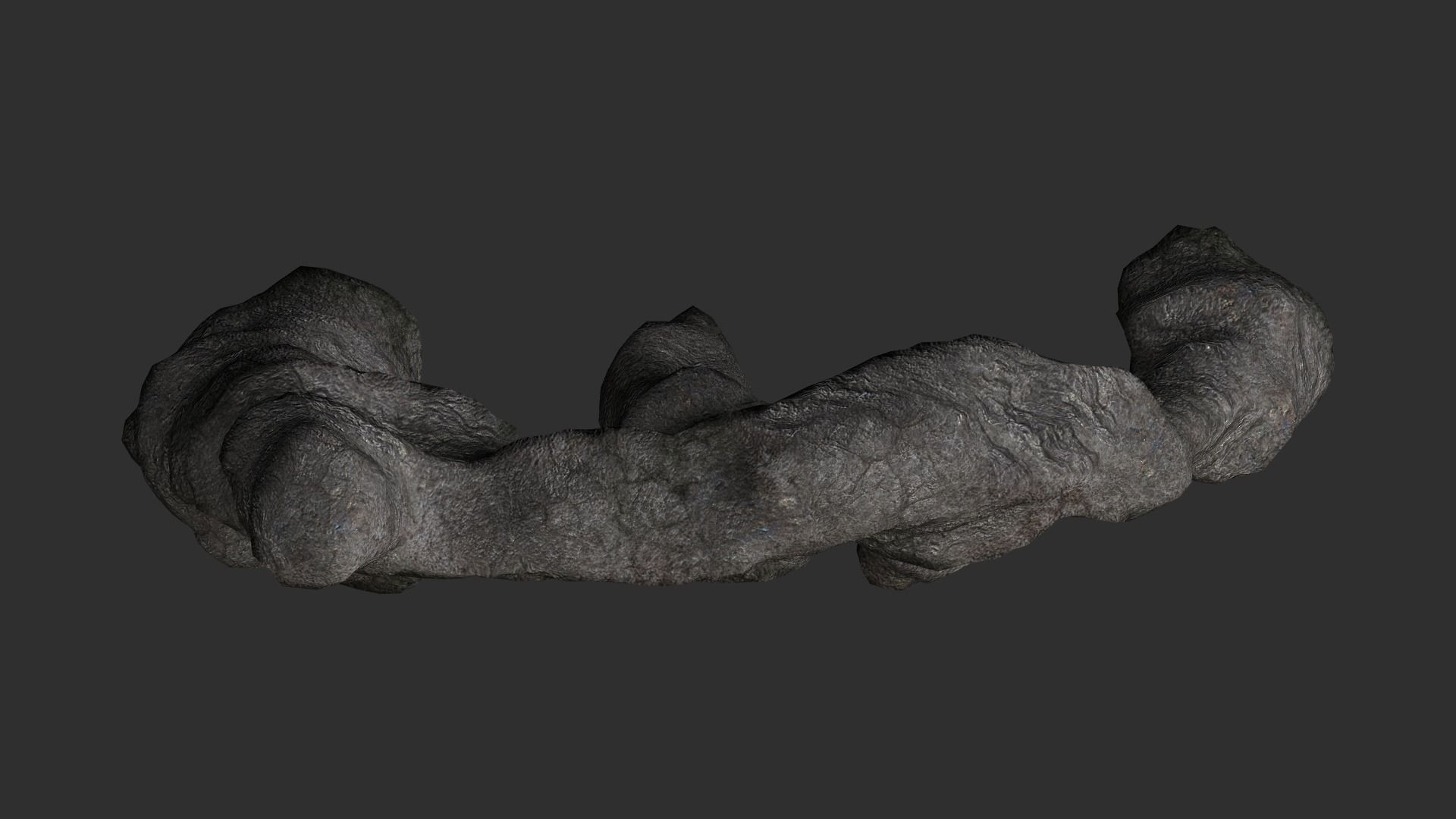 Large Stone Arch - Base Free low-poly 3D model_3