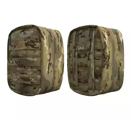 Military Tactical Utility Pouch v1 - Marvelous Designer