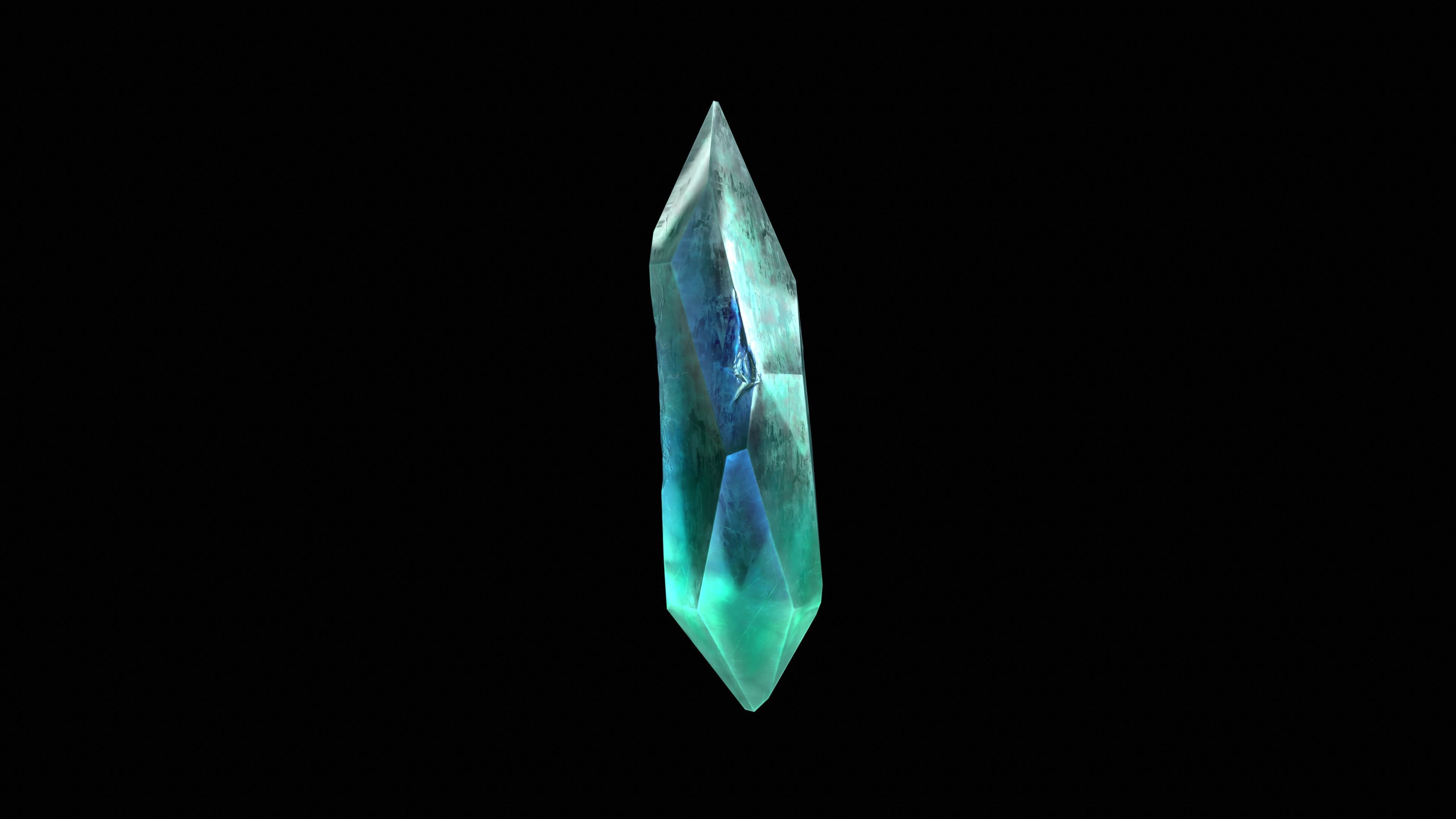 Low Poly Gem Pbr Set gemstone Low-poly 3D model_11