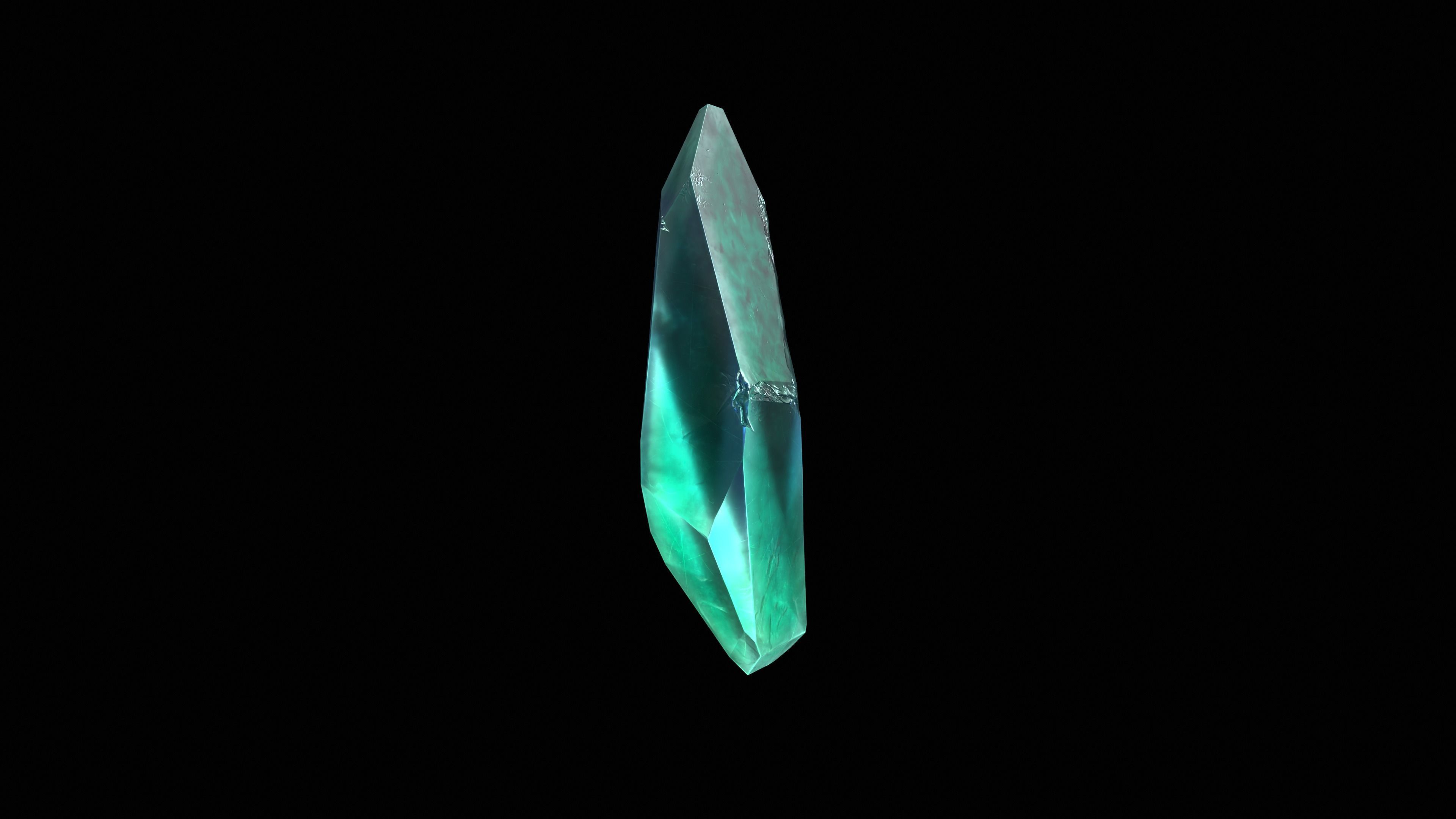 Low Poly Gem Pbr Set gemstone Low-poly 3D model_9