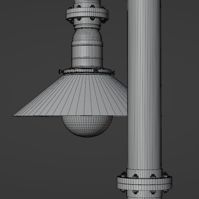 Pipe head light 3D model_40