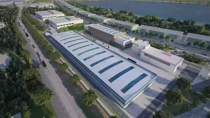 factories and buildings