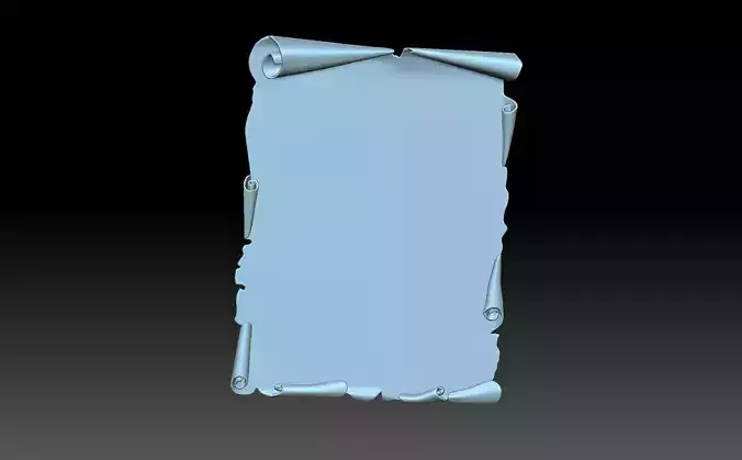 Parchment paper scroll