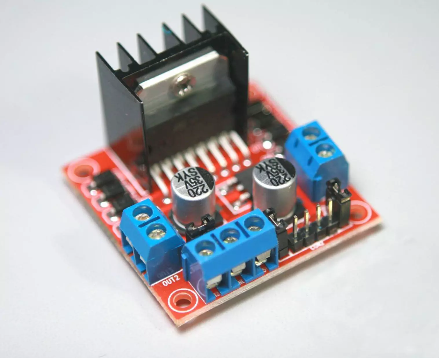 L298n arduino microcontroller speed control module 3D model_0