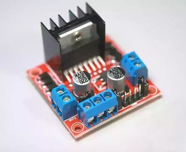 L298n arduino microcontroller speed control module 3D model