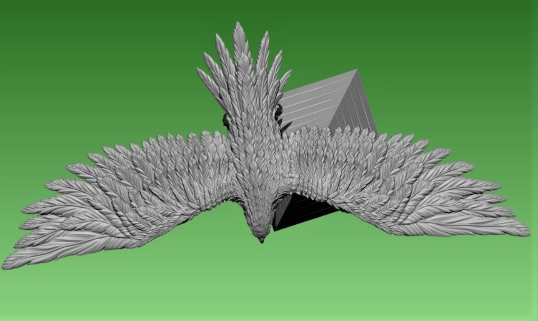 Hawk  3D print model_9