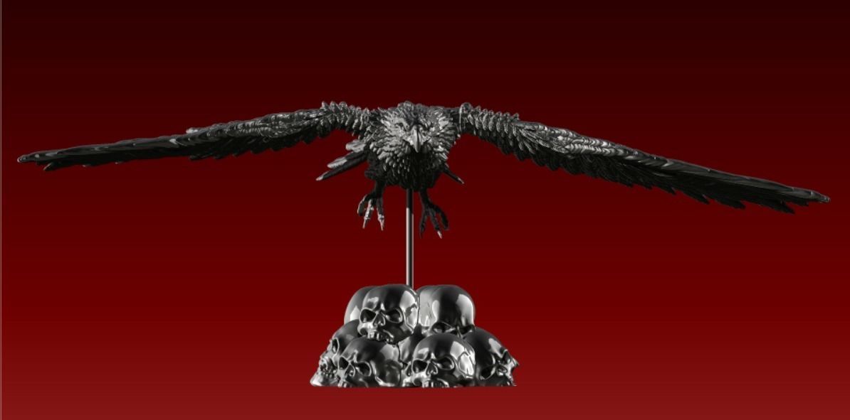 Hawk  3D print model_1