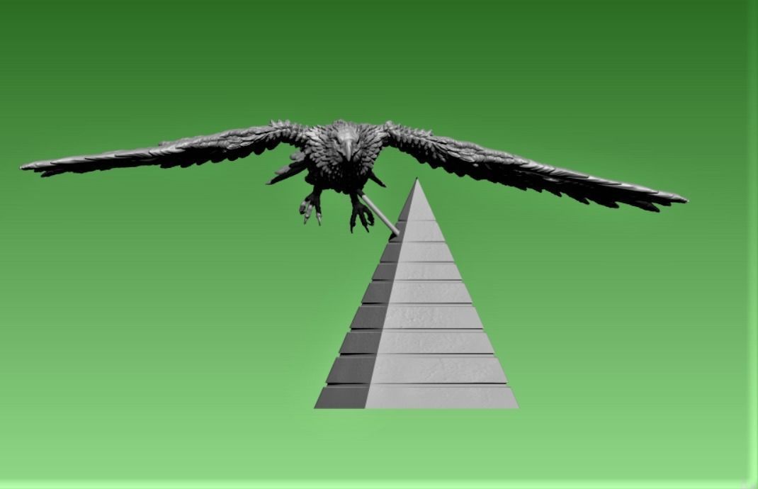 Hawk  3D print model_8