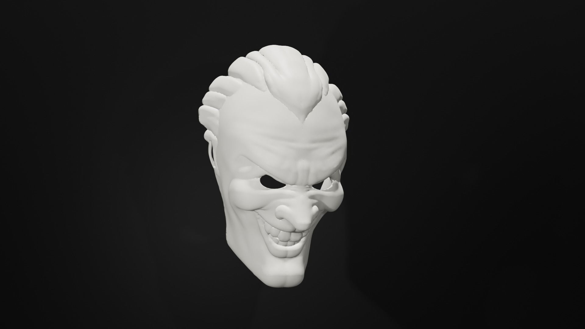 Joker Full Face Mask-Joker Movie 2019 3D print model_2