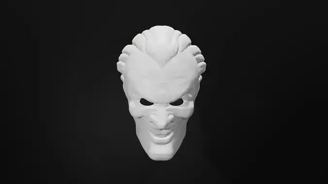 Joker Full Face Mask-Joker Movie 2019 3D print model