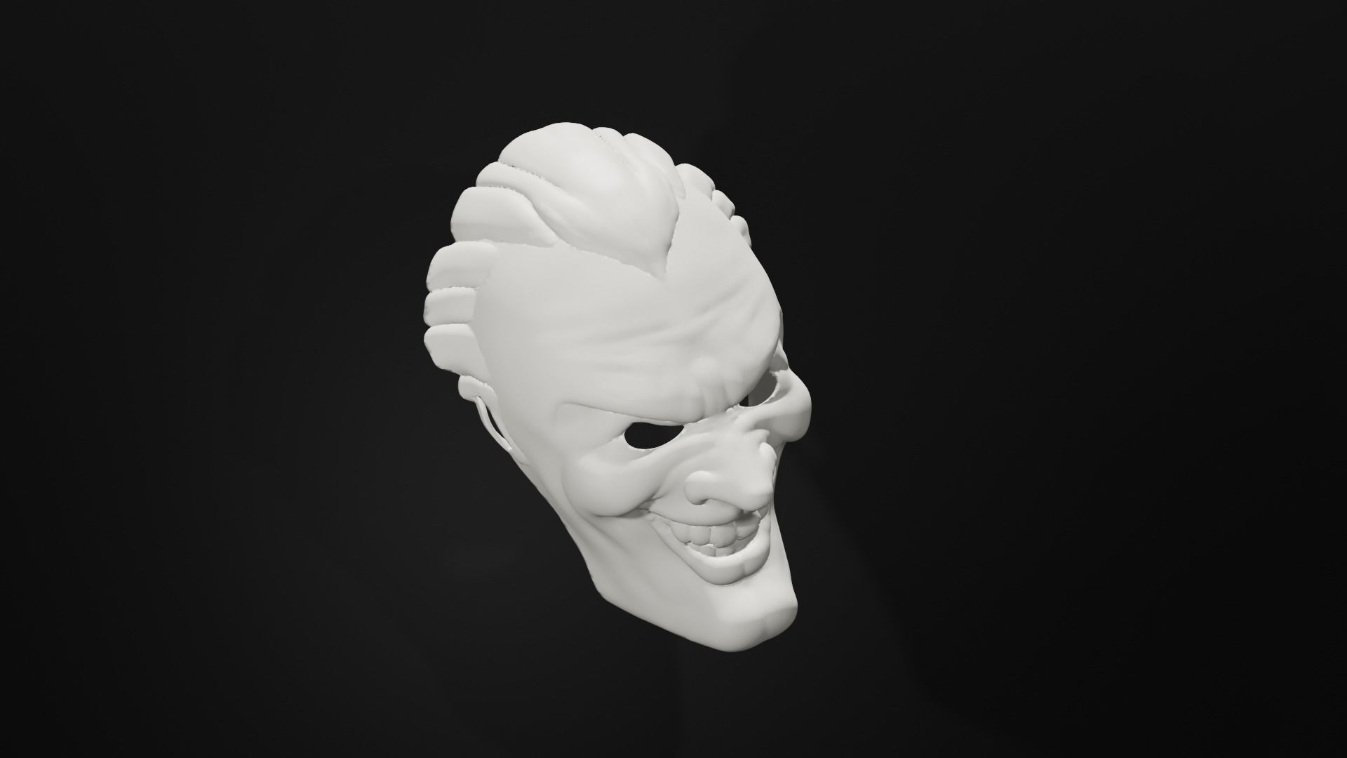 Joker Full Face Mask-Joker Movie 2019 3D print model_1