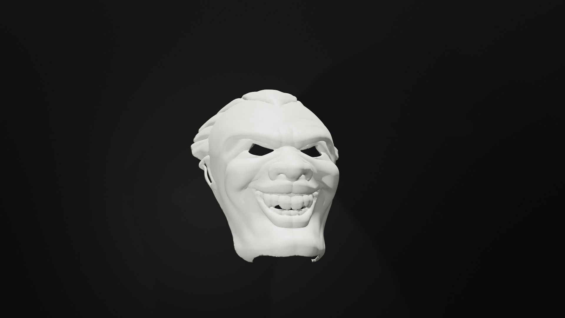 Joker Full Face Mask-Joker Movie 2019 3D print model_6
