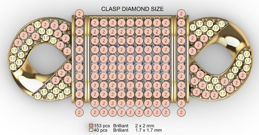 20 MM INFINITY LINK 3D print model_12