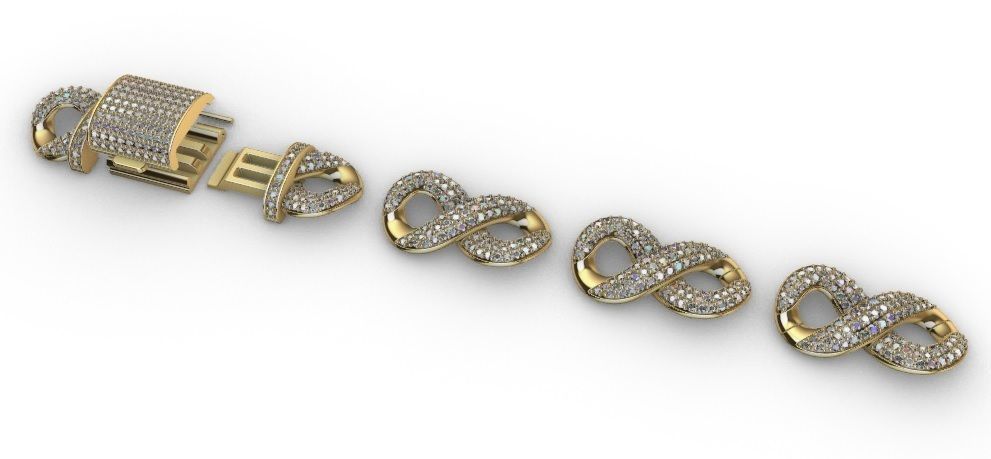 20 MM INFINITY LINK 3D print model_16