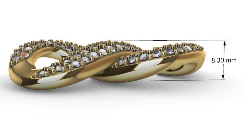 20 MM INFINITY LINK 3D print model_10