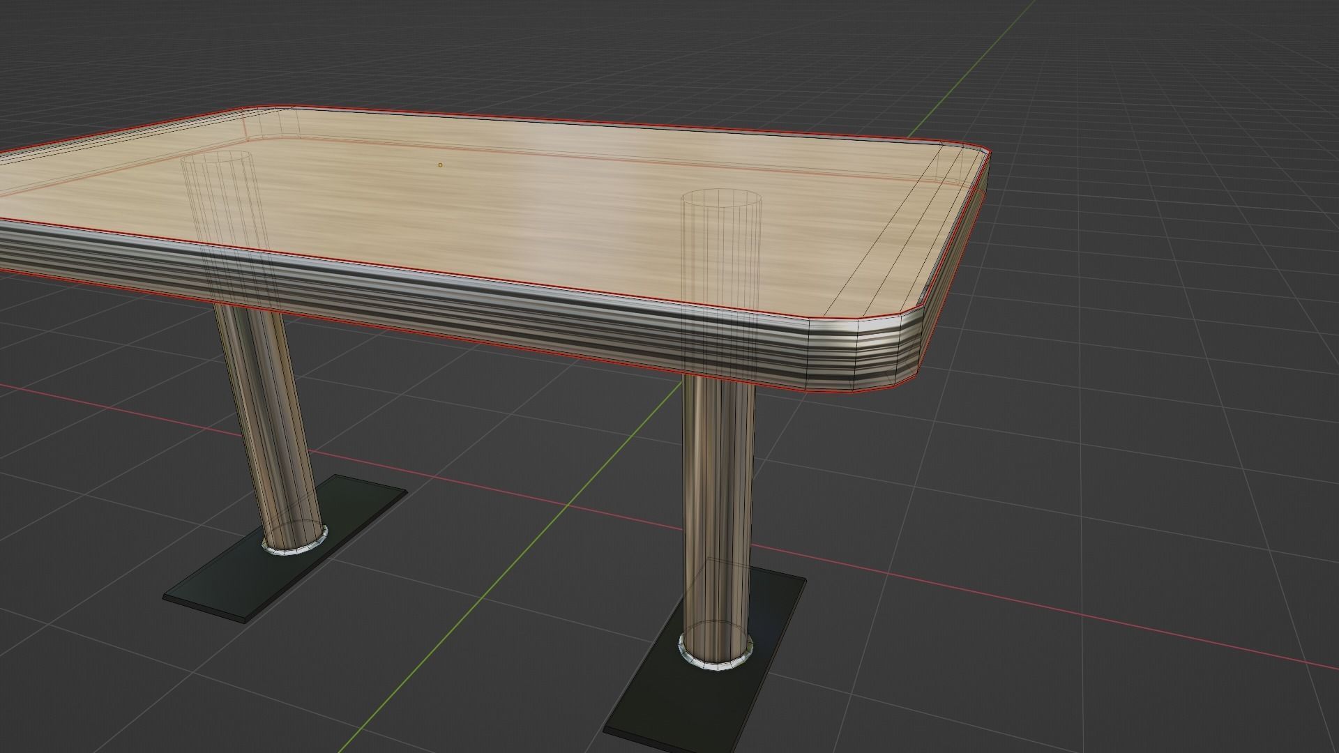 American Diner Set Low-poly 3D model_13
