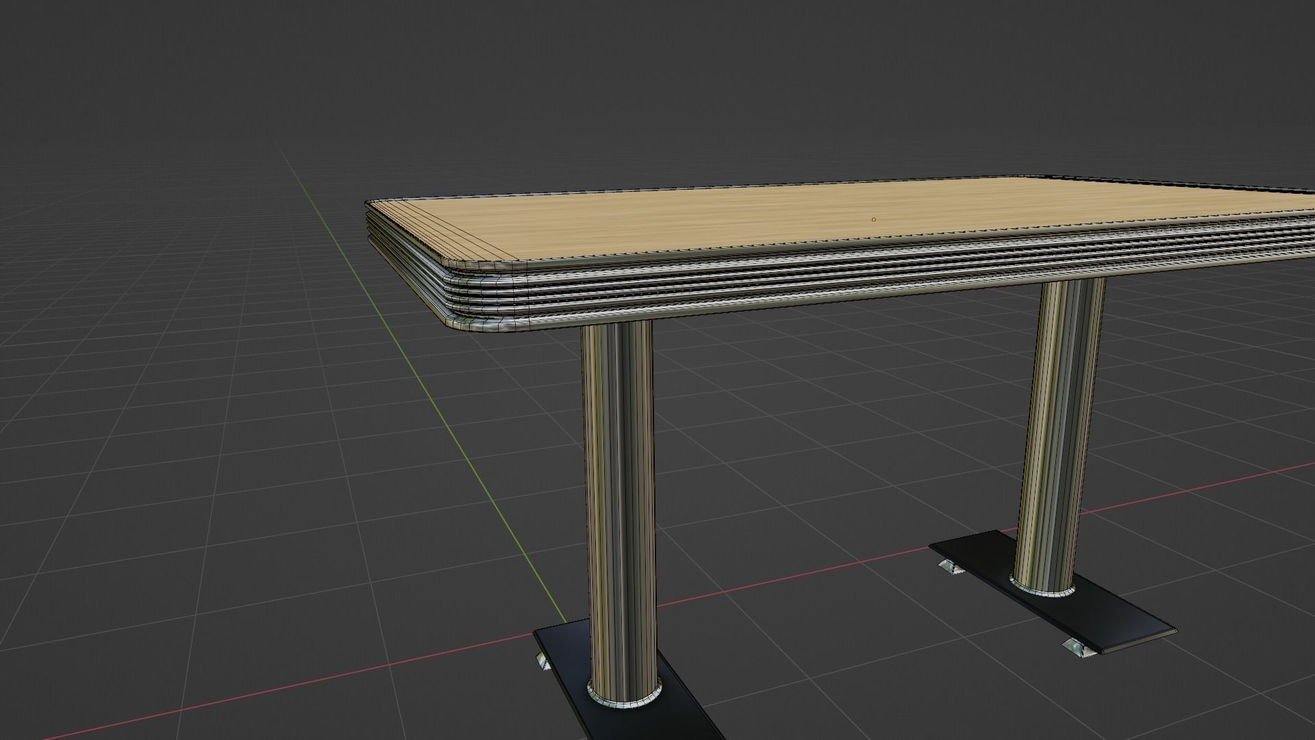 American Diner Set Low-poly 3D model_15