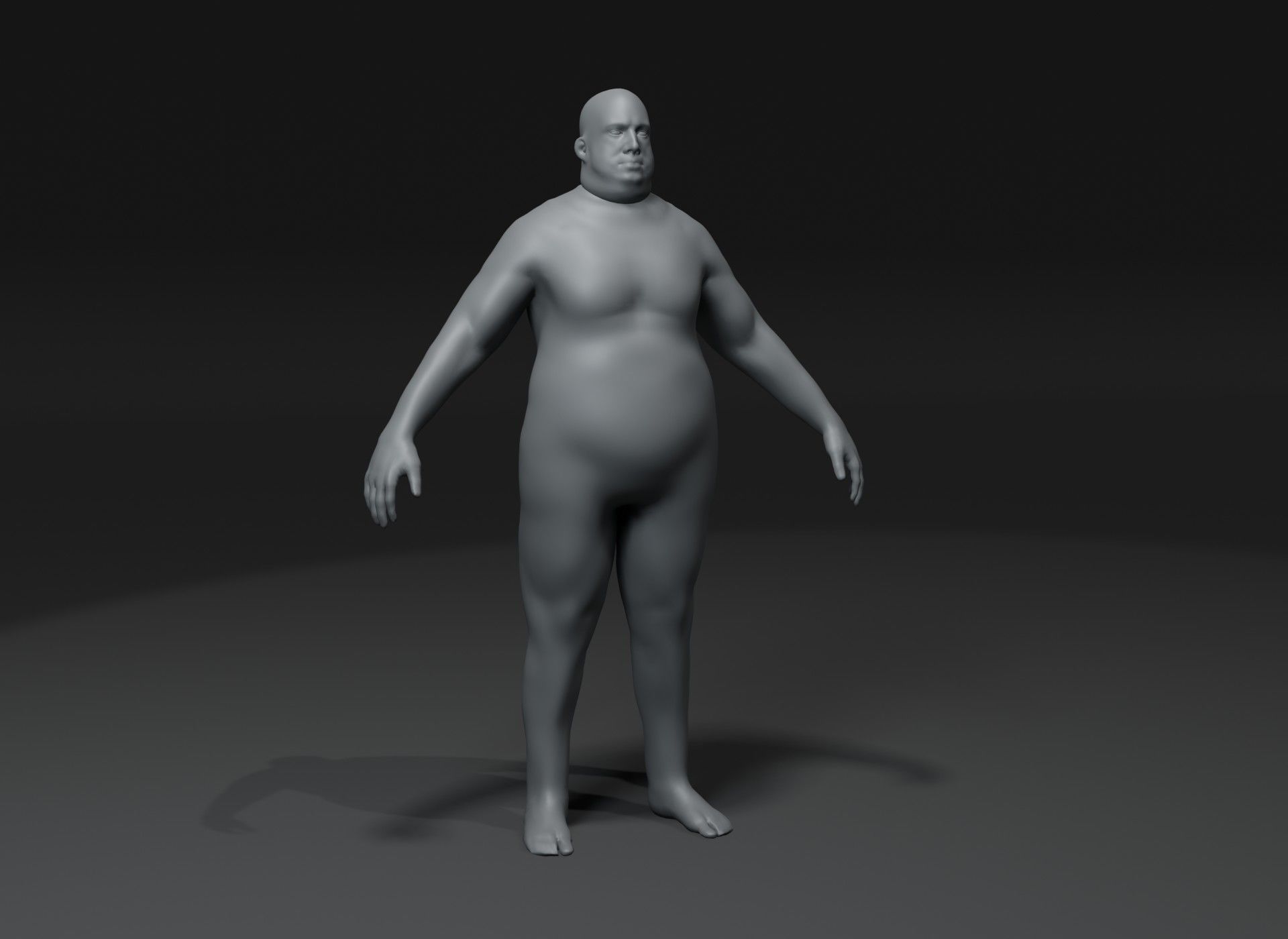 Human Body Base Mesh Animated Rigged 20k Polygons 10 3D Models 3D Model Collection_16