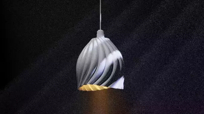 Twisted Pendant Lamp