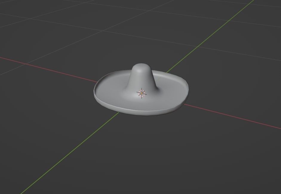 Sombrero mexican Low-poly 3D model_7