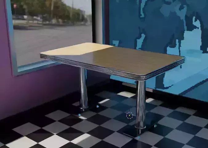 American Diner Table