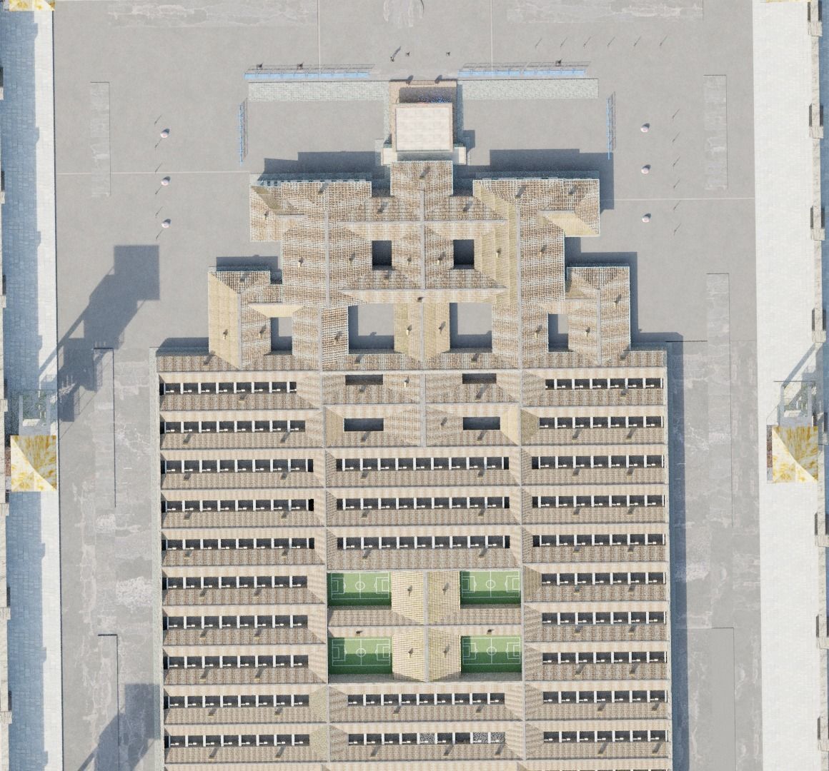 Silivri Prison Dungeon Realistic Low-poly 3D model_7