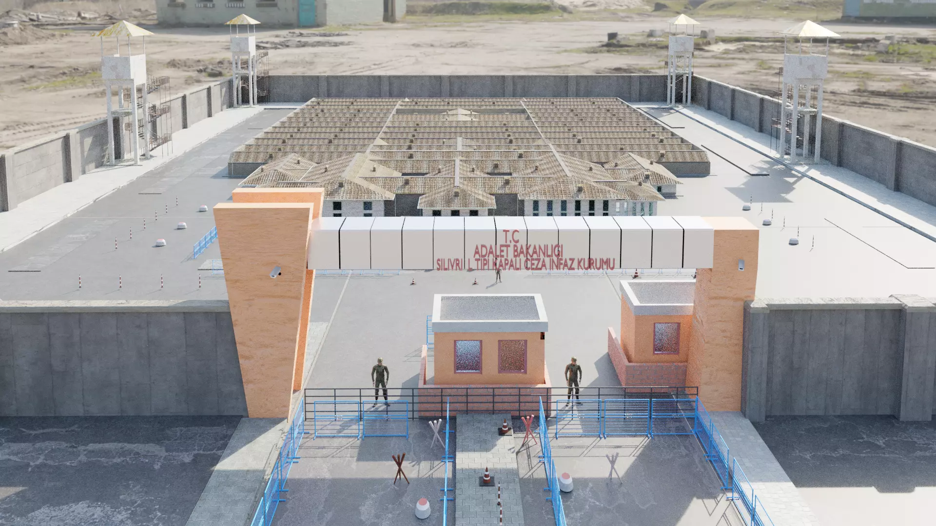 Silivri Prison Dungeon Realistic Low-poly 3D model_0