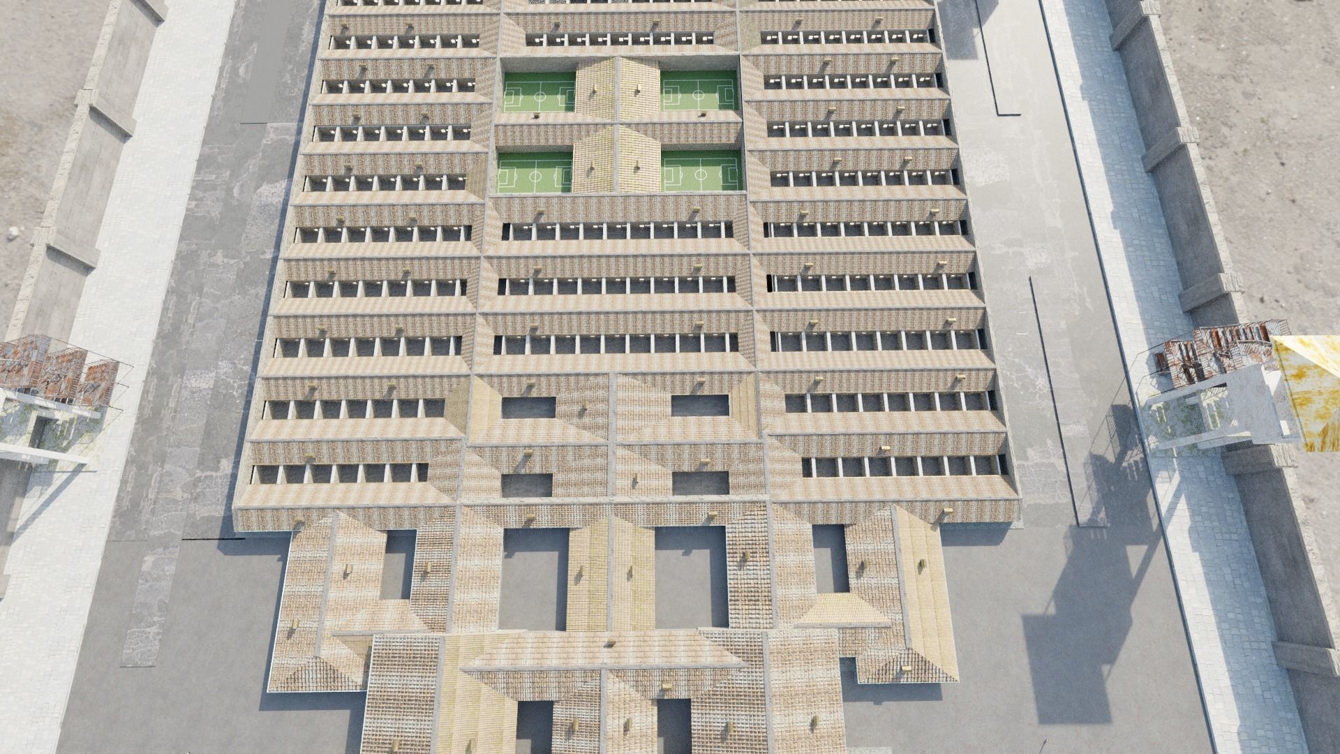 Silivri Prison Dungeon Realistic Low-poly 3D model_8