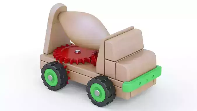 Toy Car Truck Large Concrete Mixer 