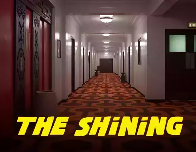 Hexagonal Corridor from The Shining 3D model