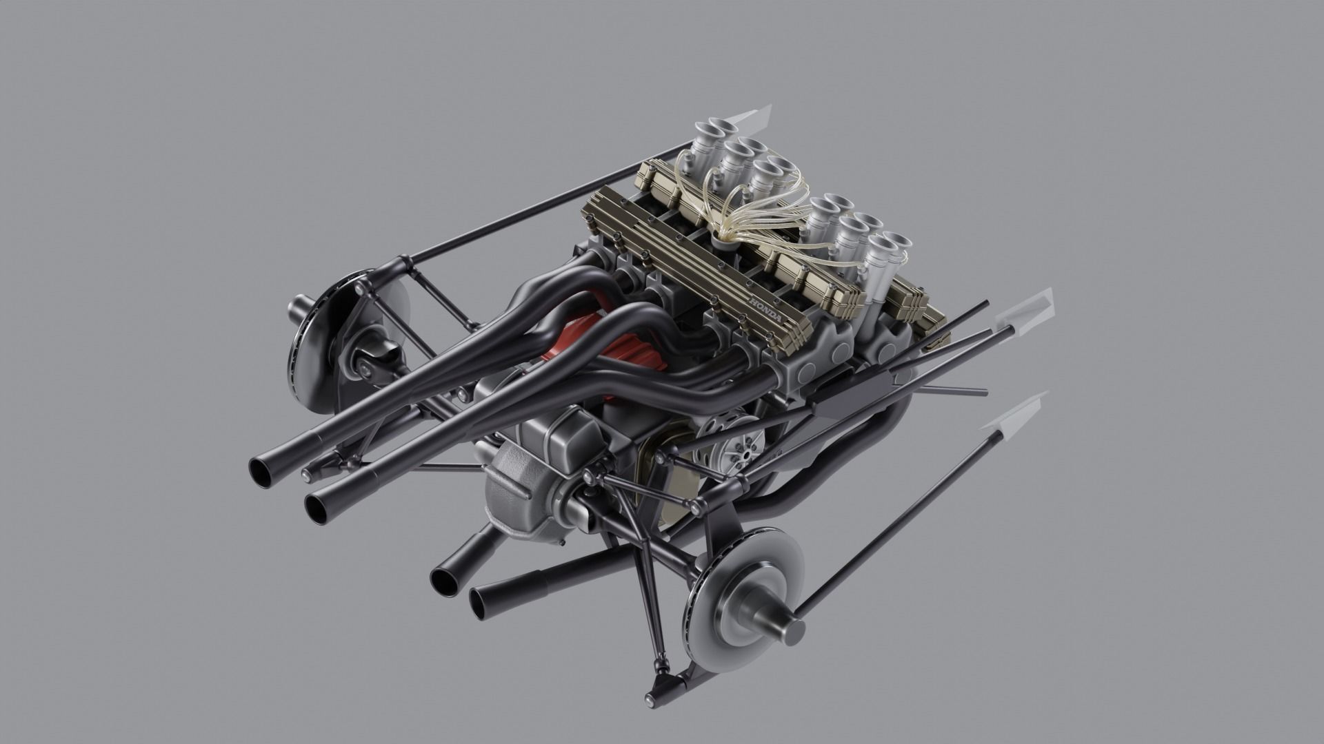 Honda RA 272 3D model_4