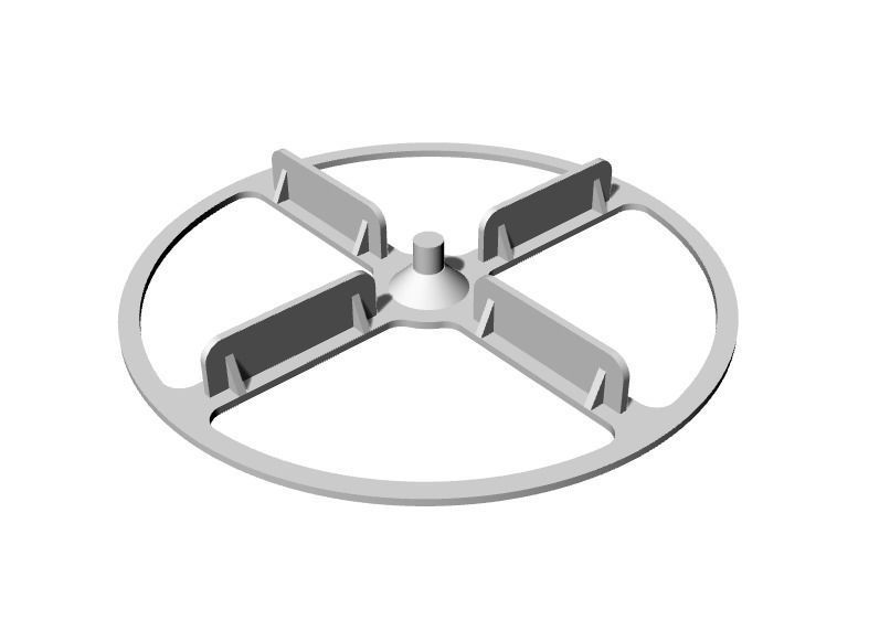 Manual Rotating Platform 3D print model_1