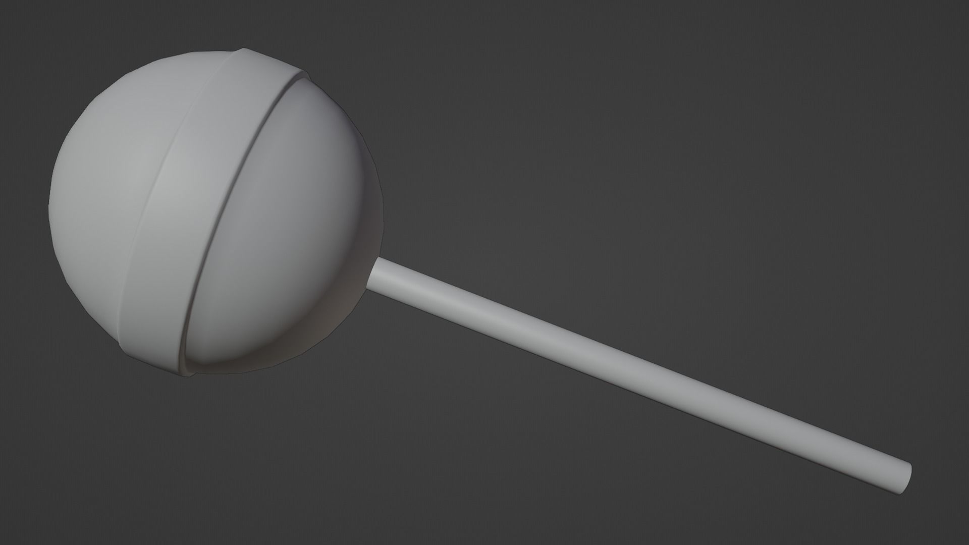 Sphere Lollipop Low-poly 3D model_18