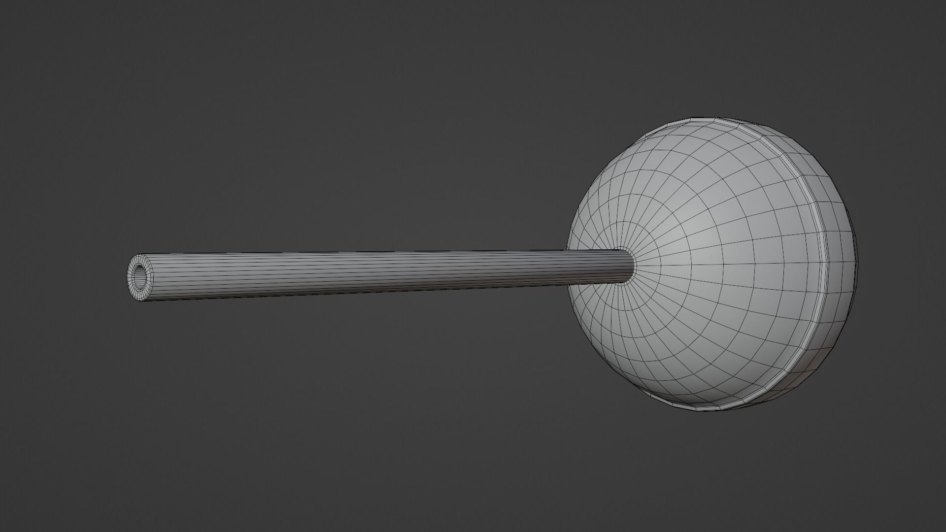 Sphere Lollipop Low-poly 3D model_31