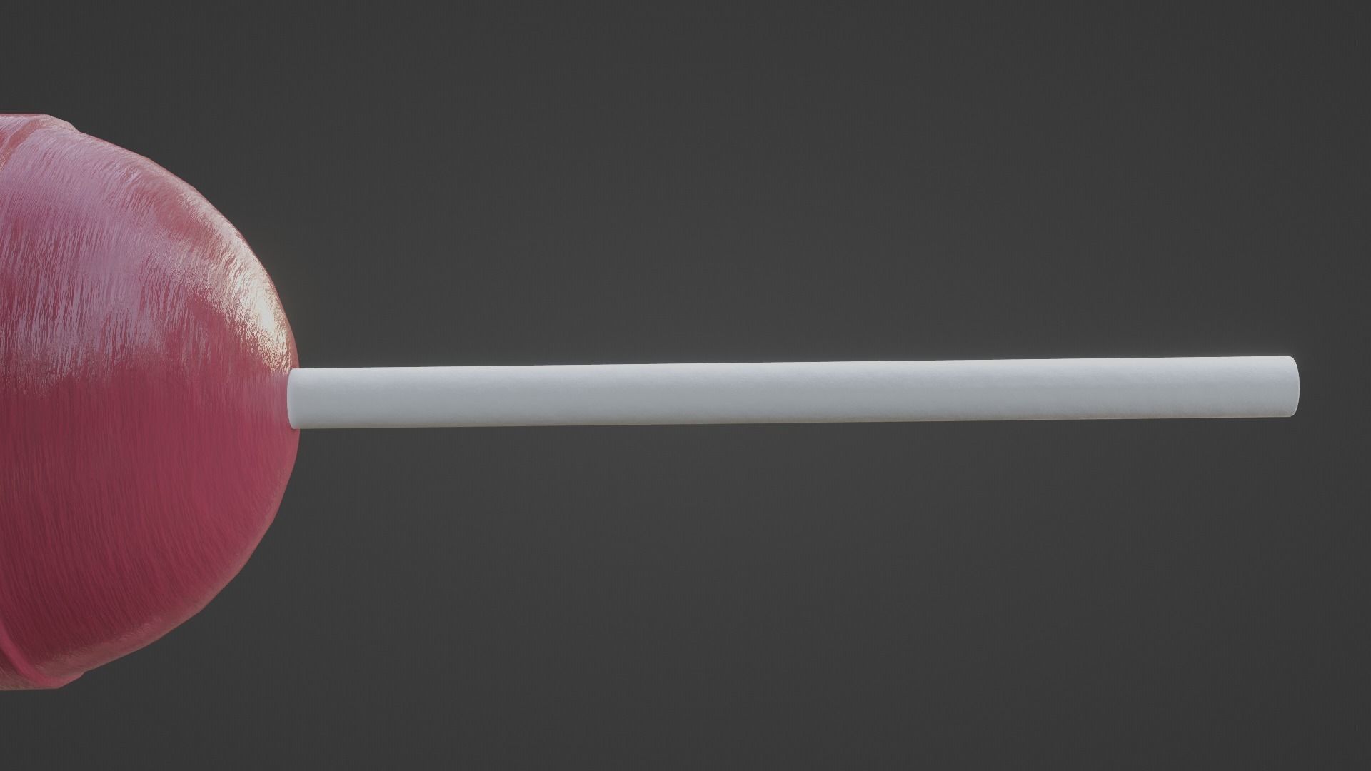 Sphere Lollipop Low-poly 3D model_14