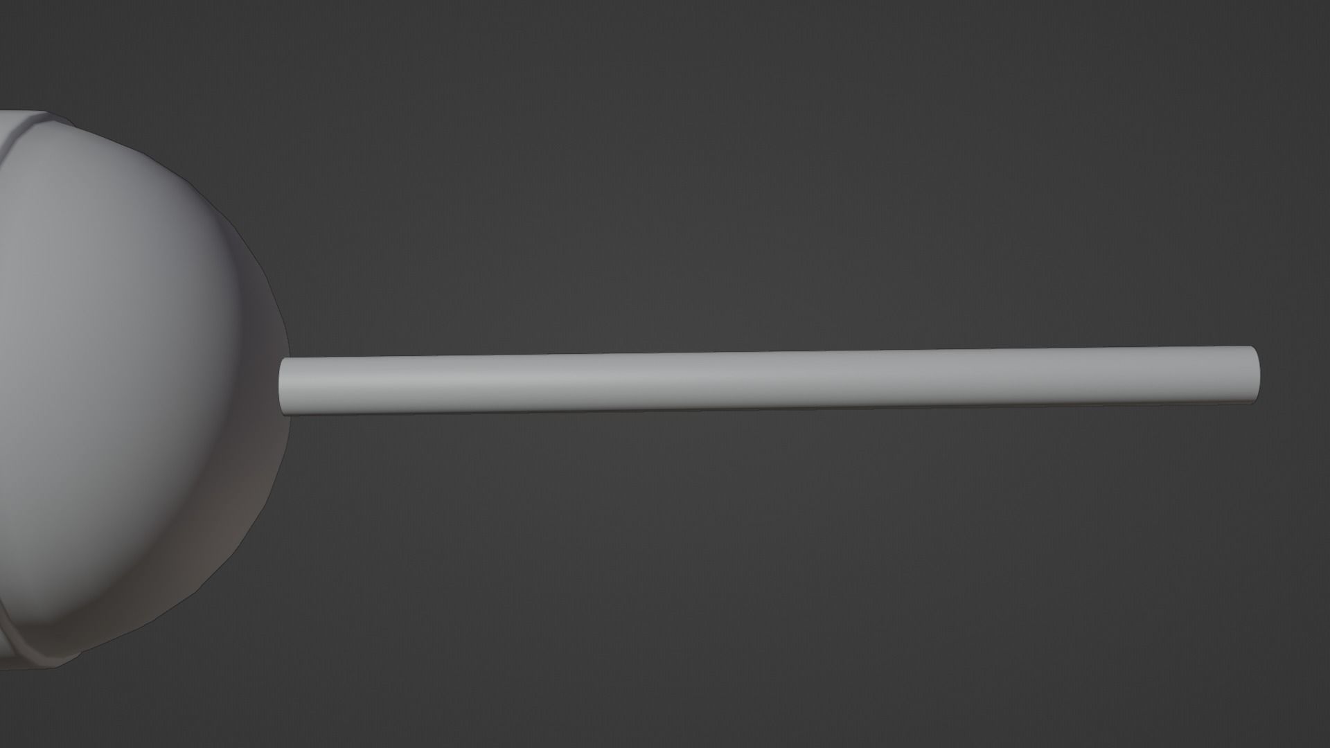 Sphere Lollipop Low-poly 3D model_15