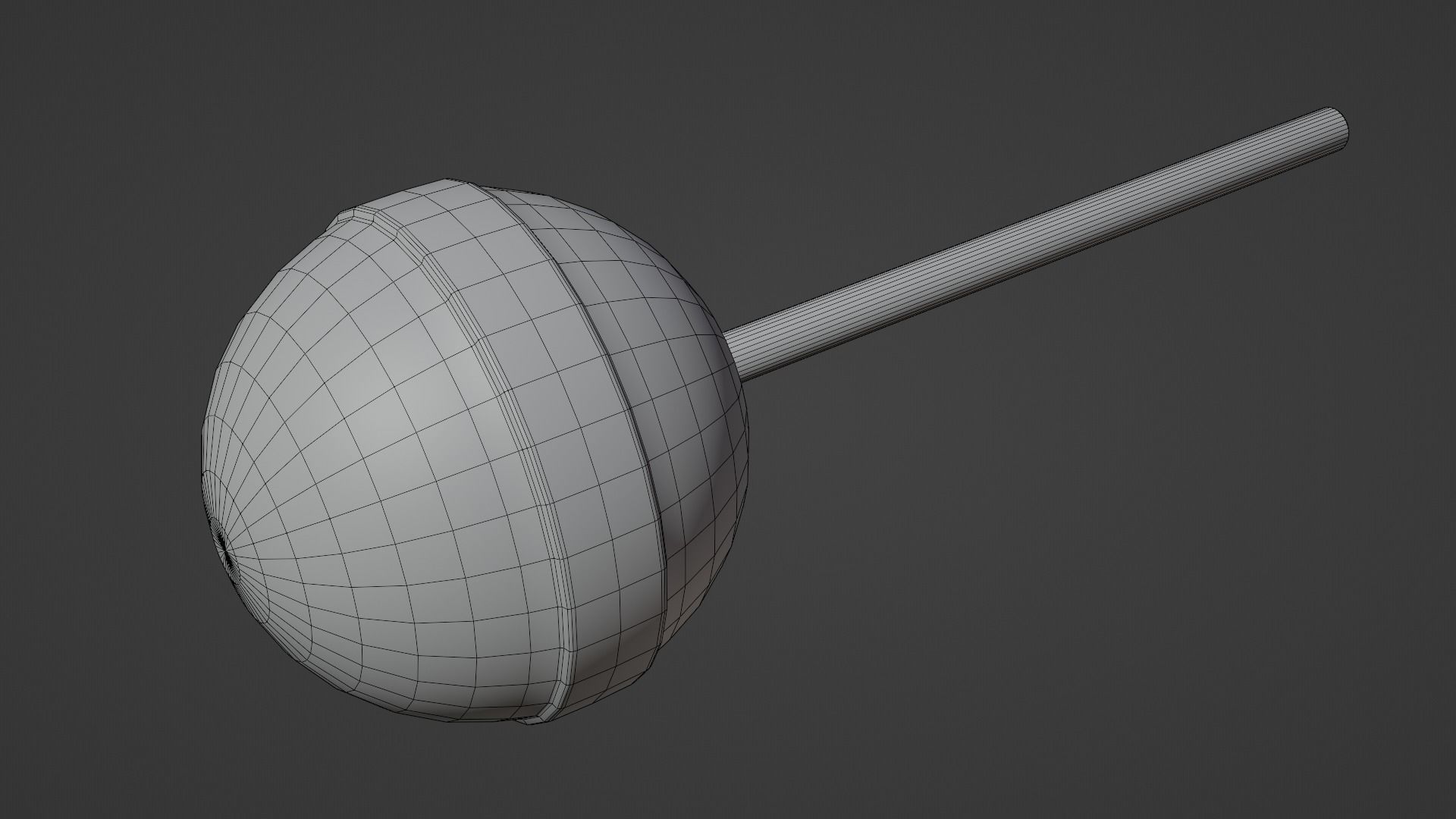 Sphere Lollipop Low-poly 3D model_22
