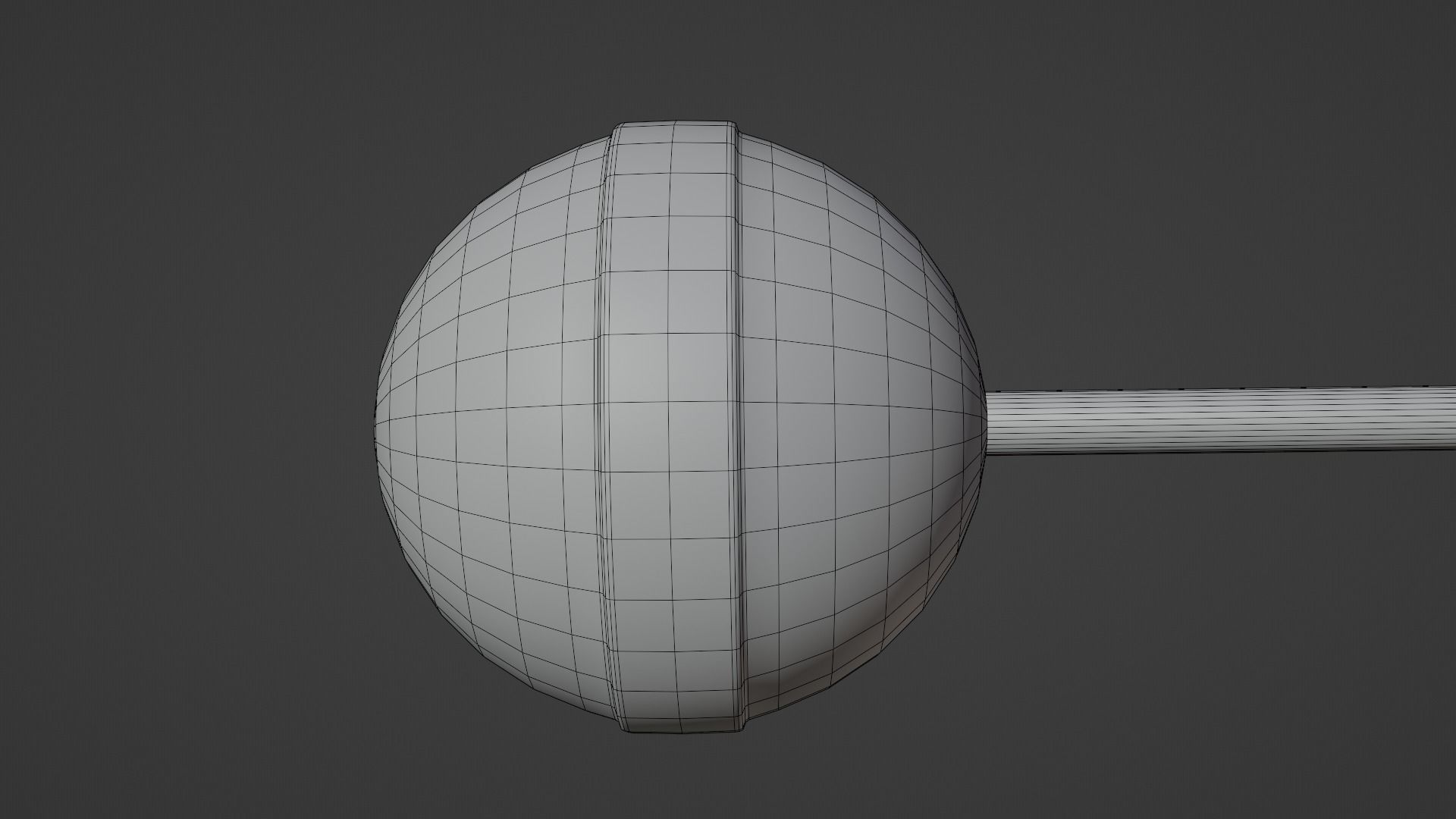Sphere Lollipop Low-poly 3D model_13