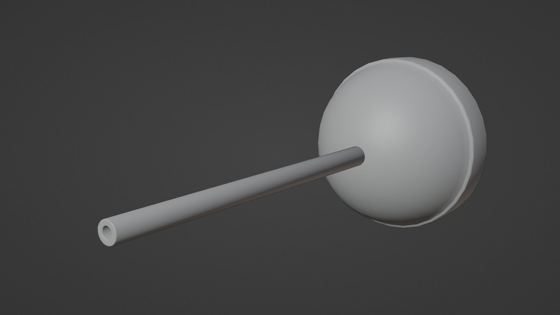 Sphere Lollipop Low-poly 3D model_9