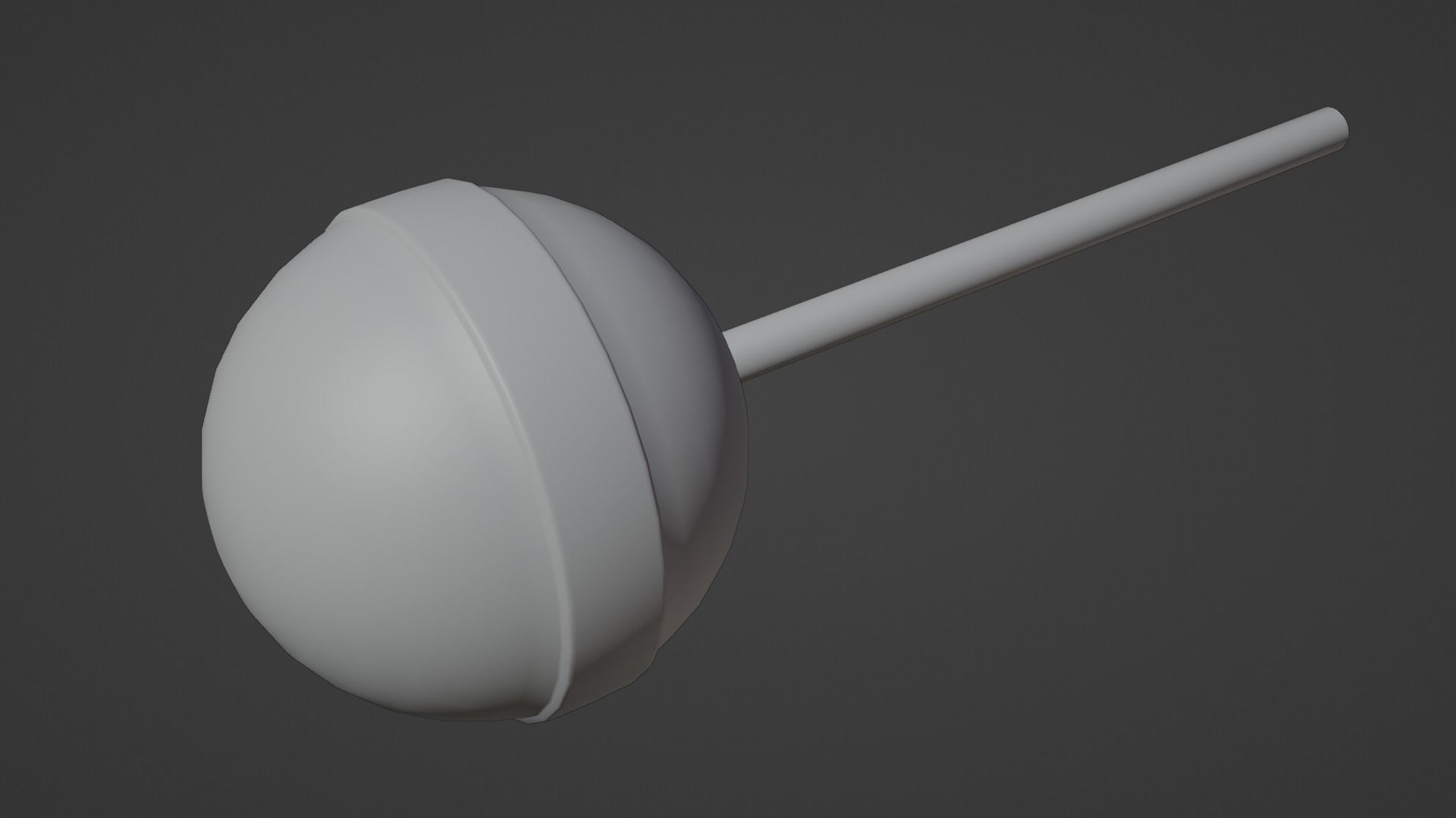 Sphere Lollipop Low-poly 3D model_21