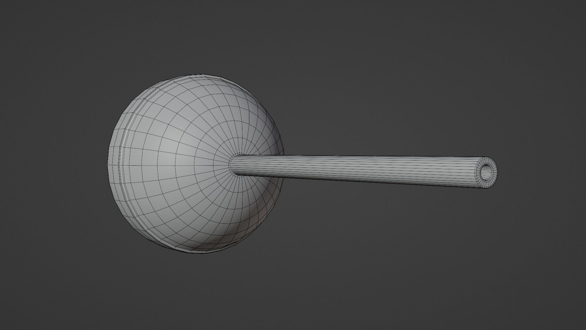 Sphere Lollipop Low-poly 3D model_28