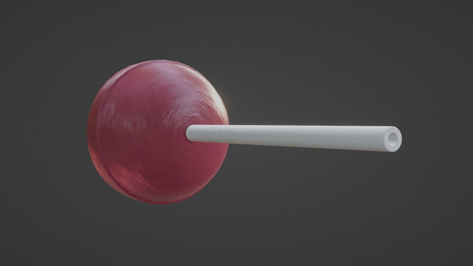 Sphere Lollipop Low-poly 3D model_26