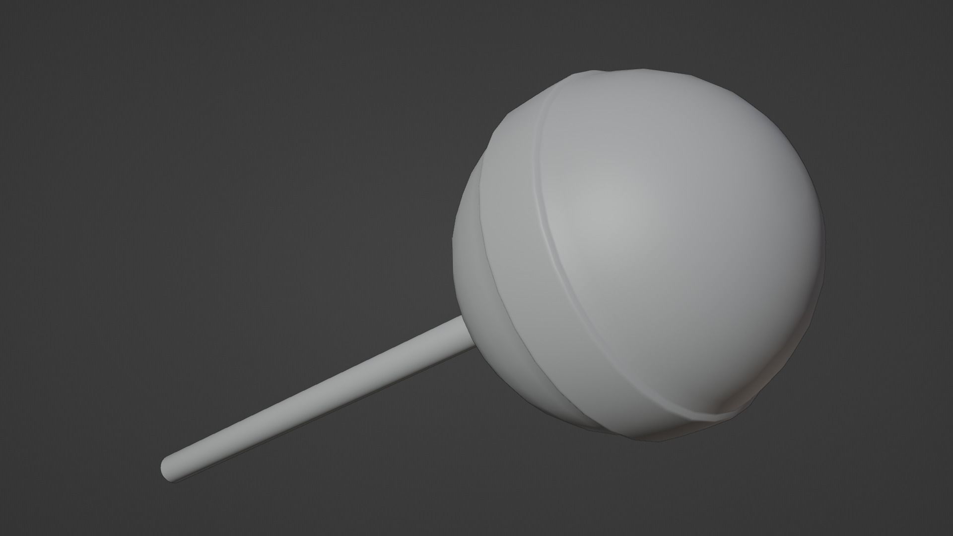 Sphere Lollipop Low-poly 3D model_24