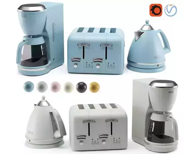 Delonghi kitchen appliances 3D model