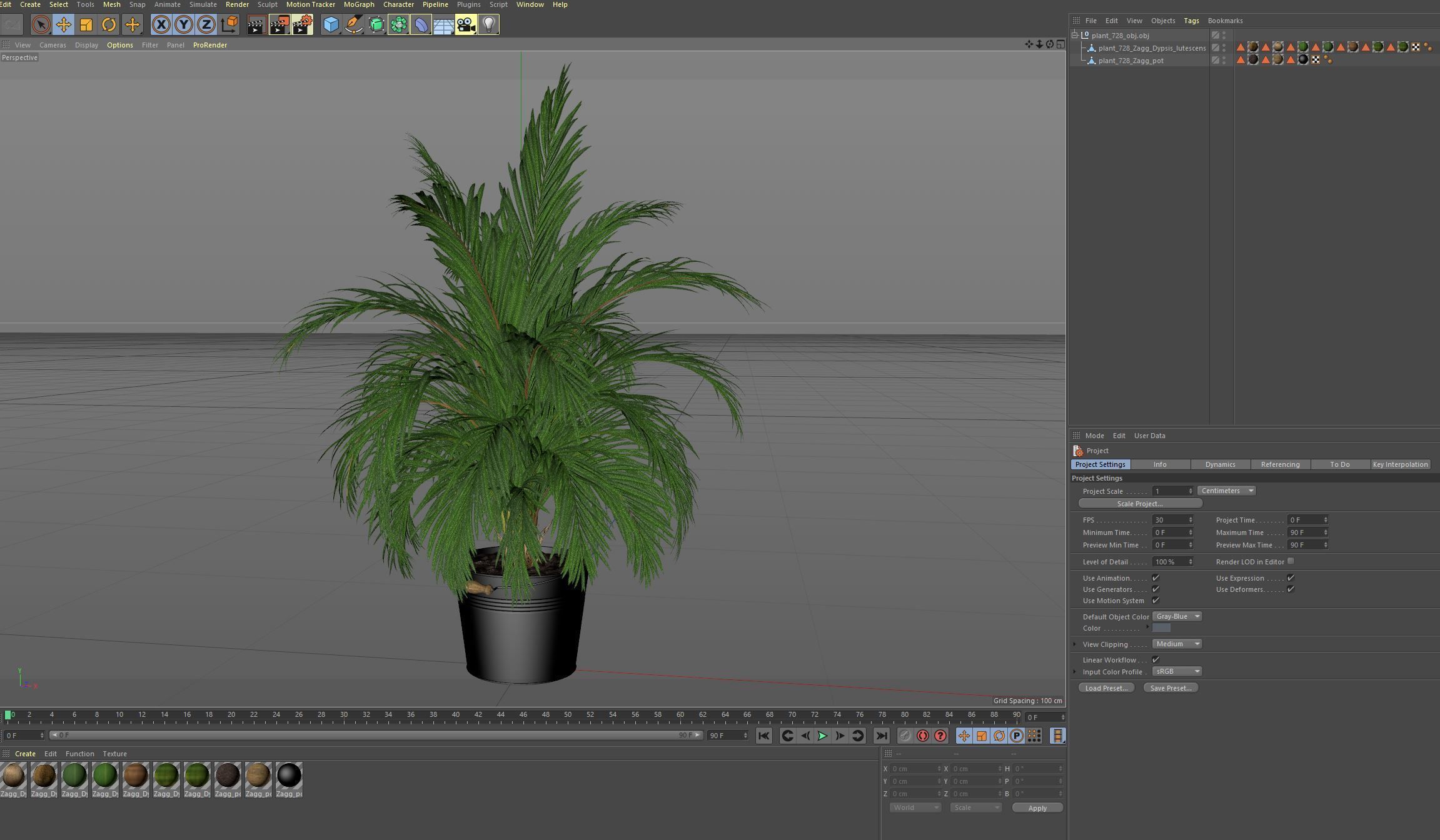 Plants collection 728 3D model_6
