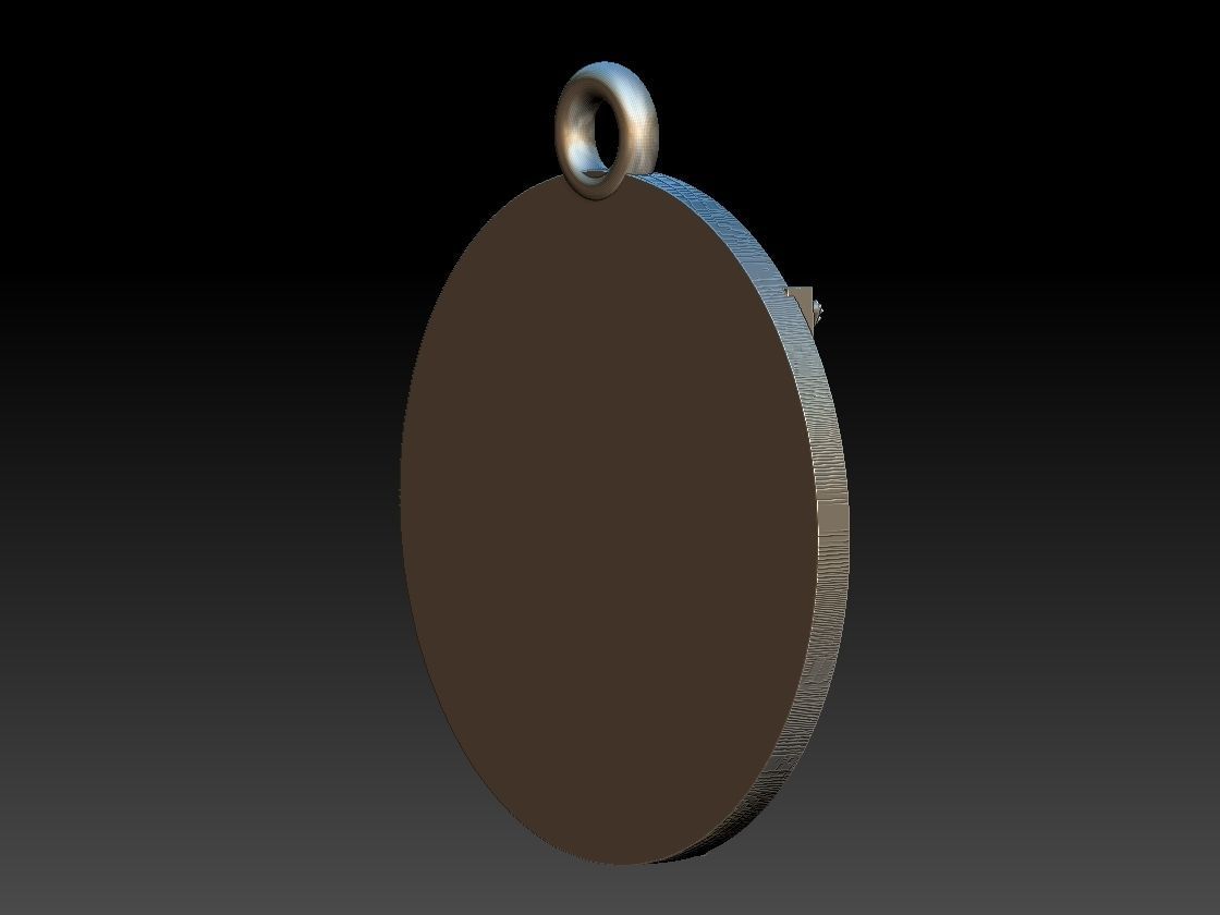 Jesus Christ Compass Pendant - Cristo Bussola 3D print model_5