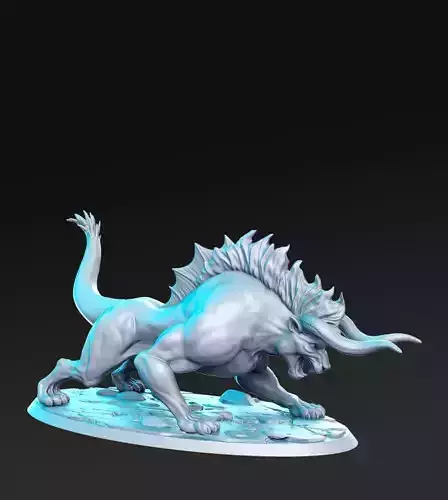 Behemoth Final Fantasy  32mm Pre-supported  3D print model