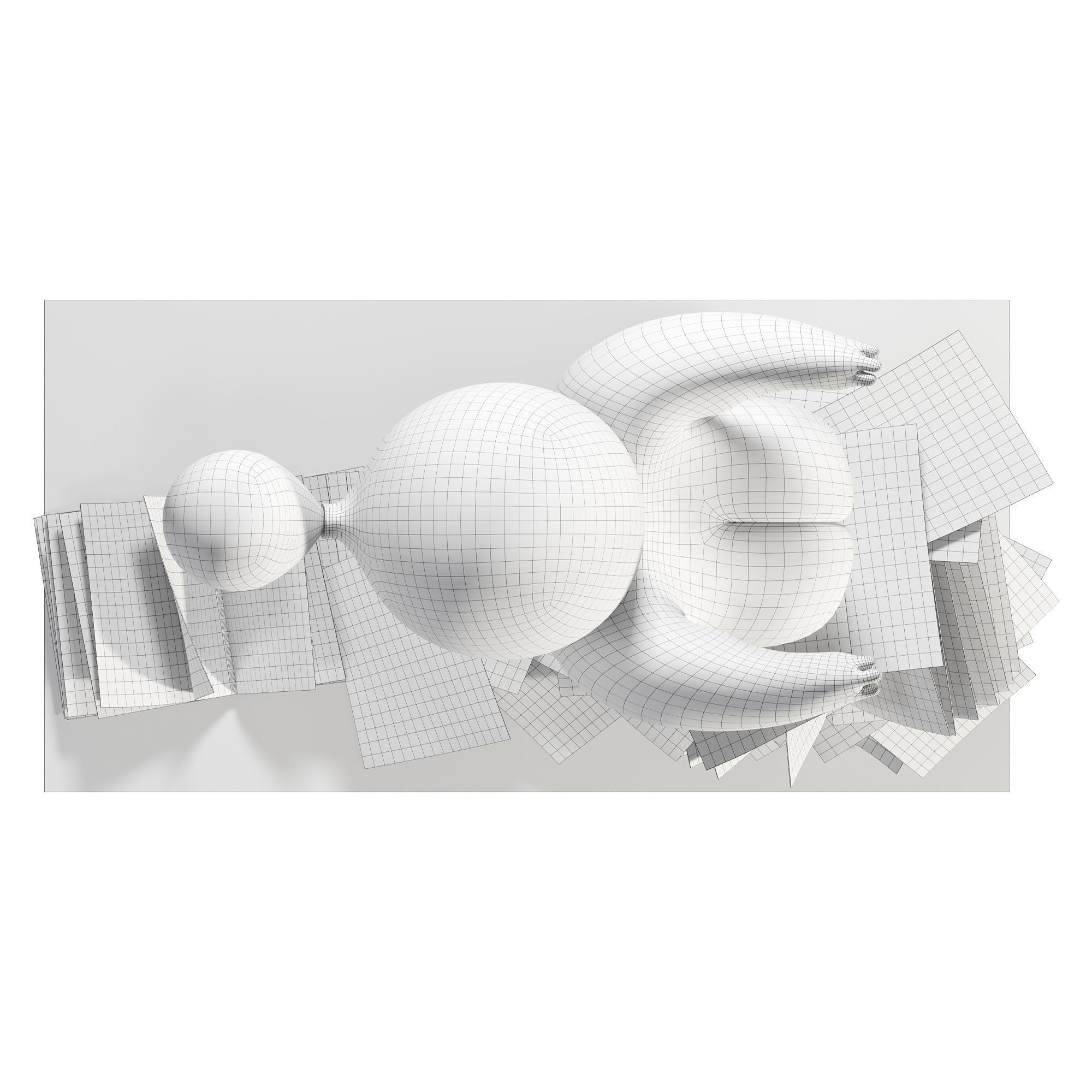 ZTIANEF Balloon Statue 3D model_9