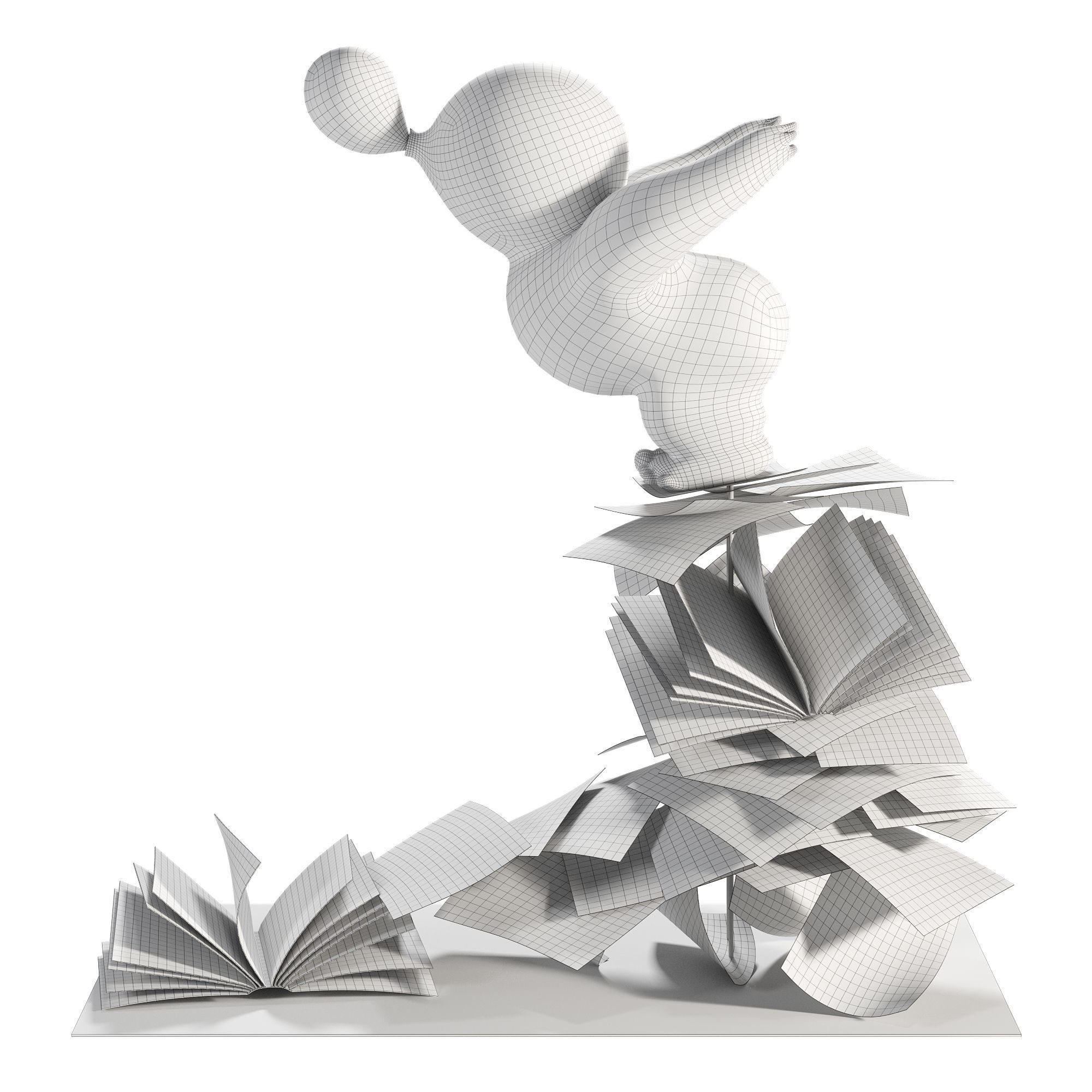 ZTIANEF Balloon Statue 3D model_7