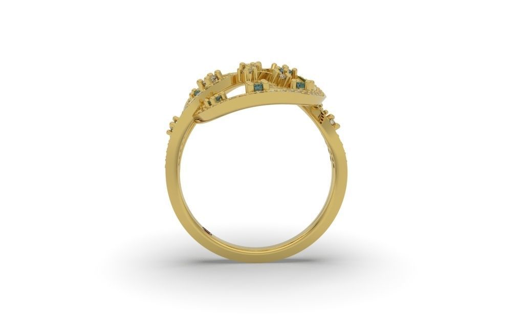 Set Lines Movement - Jewelry 3D - 4 Models 3D Model Collection_19